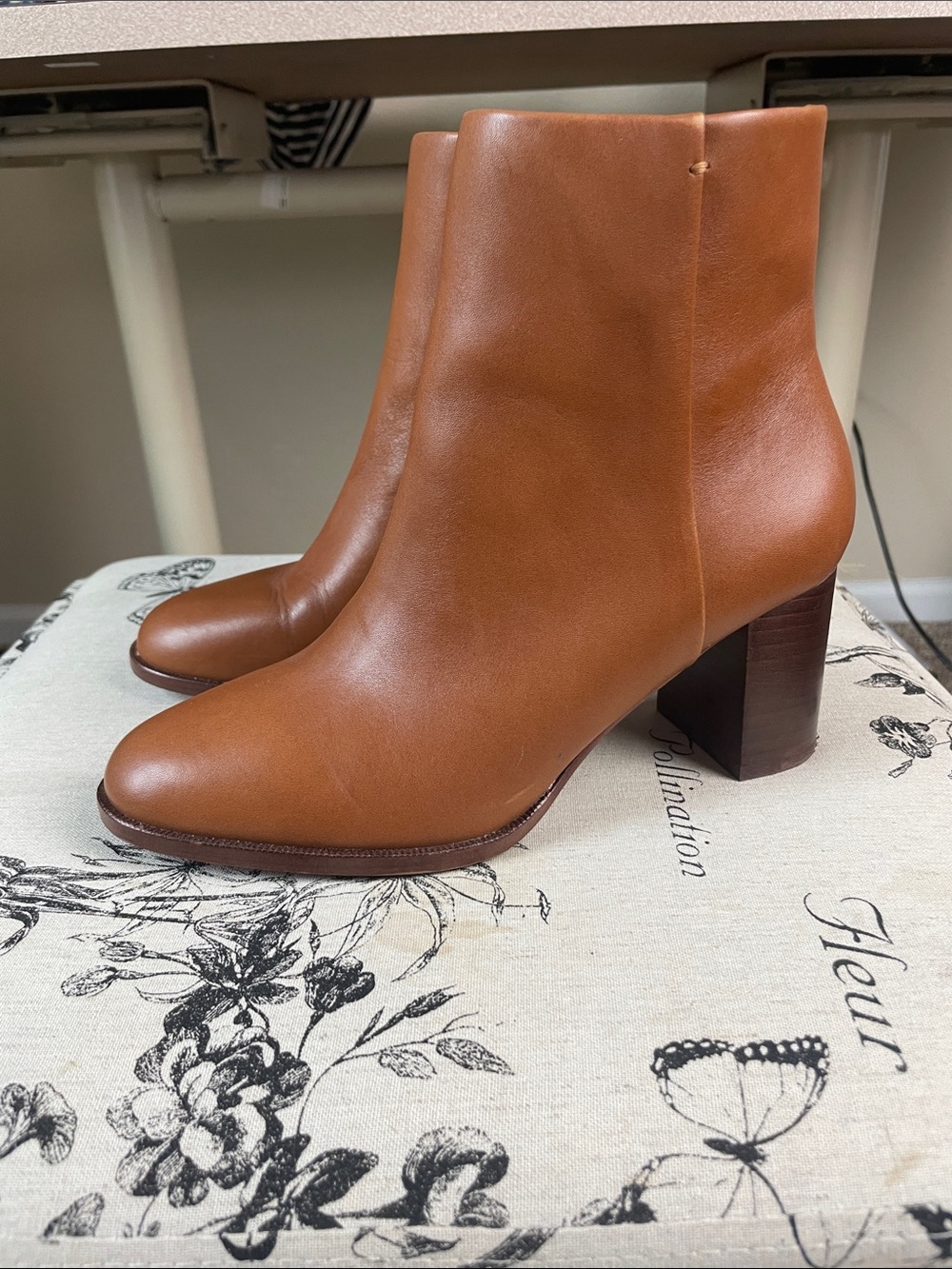 Madewell Mira Side Seam Leather Ankle Boot